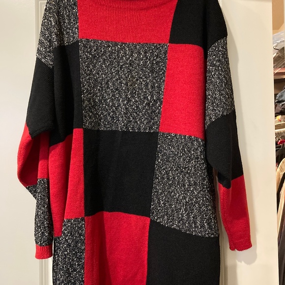 Helen Hsu color block knit tunic - Picture 1 of 5